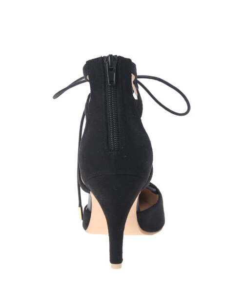 31 Sons de mode（トランテアン　ソン　ドゥ　モード）の「〔2017春 WEB先行販売〕≪新作≫レースアップパンプス（シューズ・レディース・ブラック/キャメル・S/M/L）」の5枚目の写真