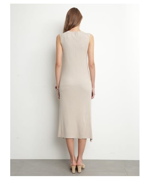 【美品】Mila Owen ブラック Aラインニットワンピース ミラ オーウェン Mila Owen ニットドッキングAラインワンピース