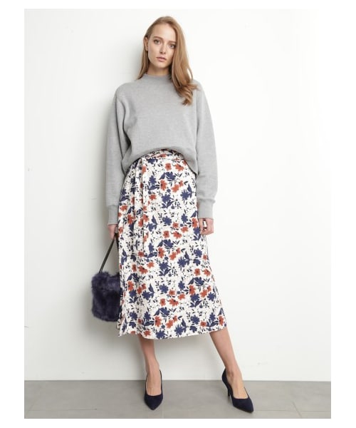 ★希少　ANN DEMEULEMEESTER　柄　巻きスカート　パレオ　★ レオパード スカート ロングスカート 柄 マーメイド ロング 夏 ヒョウ