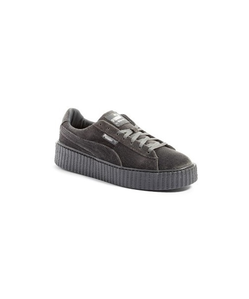 PUMA（プーマ）の「Women's Puma By Rihanna 'Creeper' Sneaker (Women)（スニーカー・レディース・Black/Gray・7.5 M/8 M/8.5 M/9 M/9.5 M/10 M）」の2枚目の写真