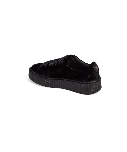 PUMA（プーマ）の「Women's Puma By Rihanna 'Creeper' Sneaker (Women)（スニーカー・レディース・Black/Gray・7.5 M/8 M/8.5 M/9 M/9.5 M/10 M）」の3枚目の写真