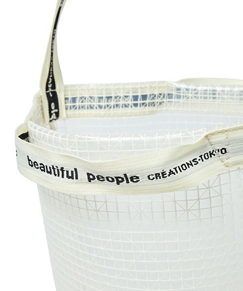 beautiful people（ビューティフルピープル）の「beautiful people ビニールショルダーバッグ（ショルダーバッグ・メンズ・ホワイト・FREE）」の5枚目の写真