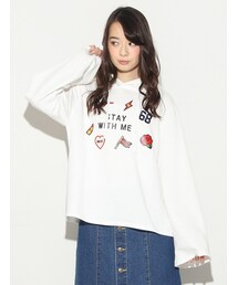 Honeys | ワイドスリーブパーカー(トップス)