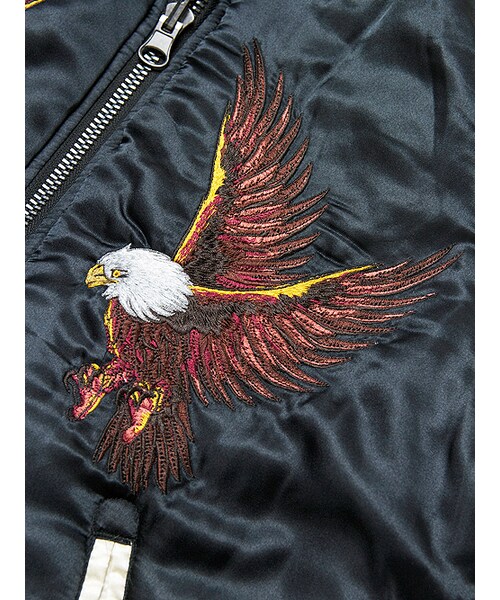 JACKROSE（ジャックローズ）の「中綿入り刺繍リバーシブルスカジャン