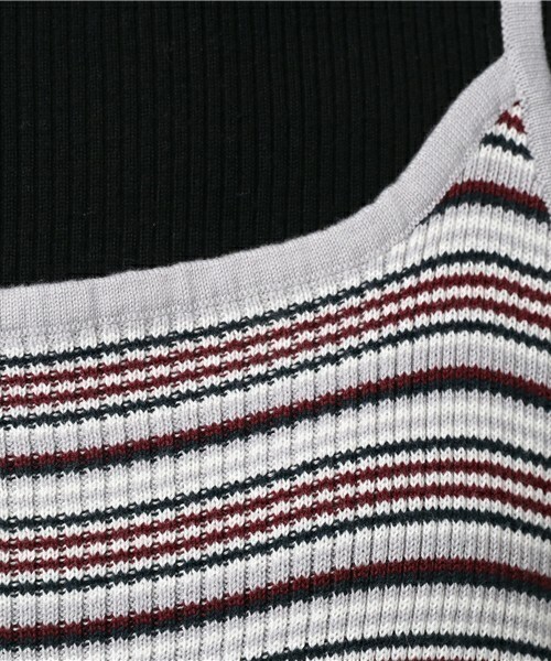 archives（アルシーヴ）の「マルチボーダーキャミワンピース（ワンピース・レディース・グレー/ネイビー/ピンク・MEDIUM）」の13枚目の写真