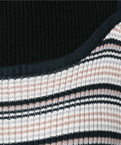 archives（アルシーヴ）の「マルチボーダーキャミワンピース（ワンピース・レディース・グレー/ネイビー/ピンク・MEDIUM）」の11枚目の写真