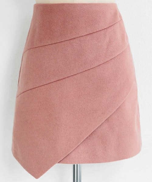 DHOLIC（ディーホリック）の「アンバランスAラインミニスカート（スカート・レディース・S/M）」の3枚目の写真