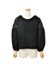 flower | twinkle flower top ～ﾄｳｨﾝｸﾙﾌﾗﾜｰﾄｯﾌﾟ(ニット/セーター)