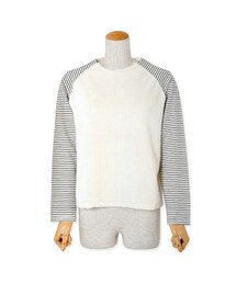 flower | camfortable border top ～ｶﾝﾌｧﾀﾌﾞﾙﾎﾞｰﾀﾞｰﾄｯﾌﾟ(Tシャツ/カットソー)