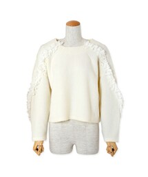 flower | snow flake top ～ｽﾉｰﾌﾚｰｸﾄｯﾌﾟ(ニット/セーター)