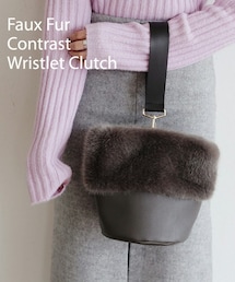 DHOLIC | フェイクファーポイントワンハンドルバッグ(ハンドバッグ)