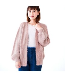 flower | chewy knit cardigan2 ～ﾁｭｰｲﾆｯﾄｶｰﾃﾞｨｶﾞﾝ2(カーディガン/ボレロ)