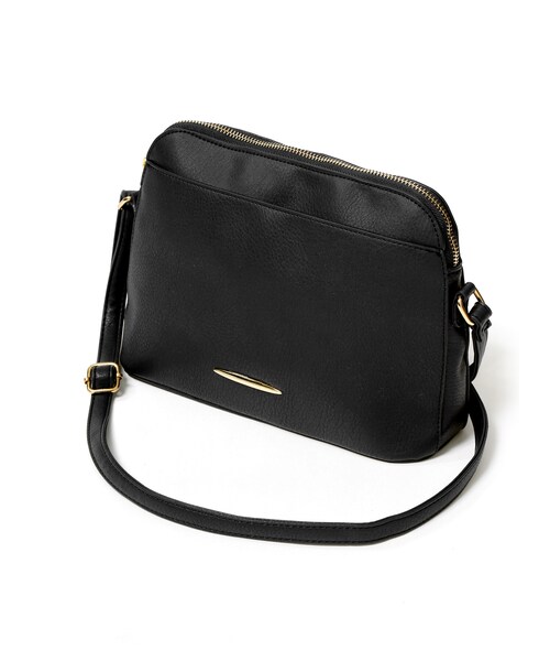 GRL（グレイル）の「ゴールドポイントショルダーバッグ（バックパック/リュック・レディース・ピンク/ブラック・F）」の2枚目の写真