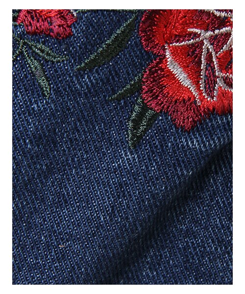 INGNI(イング)の「刺繍入りショーパン(パンツ・レディース・インディゴ・M)」の9枚目の写真