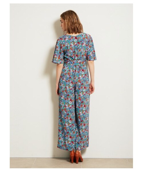Lily Brown【新品】小花柄ロンパース LILY BROWN Lily Brown 小花柄ロンパース レッド -ファッション