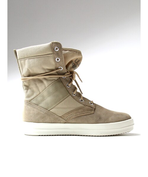 JACKROSE（ジャックローズ）の「ミリタリーブーツスニーカー（シューズ・メンズ・ベージュ/カーキ・M/L）」の3枚目の写真