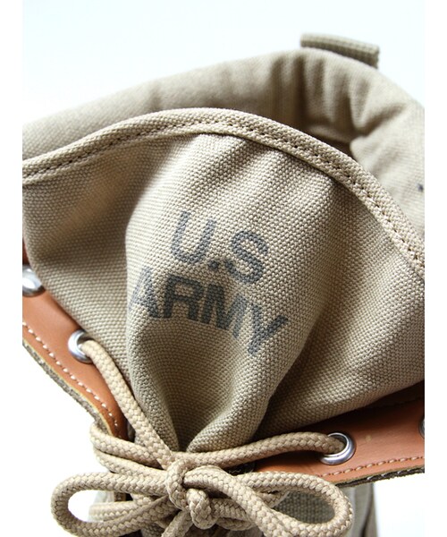 JACKROSE（ジャックローズ）の「ミリタリーブーツスニーカー（シューズ・メンズ・ベージュ/カーキ・M/L）」の4枚目の写真