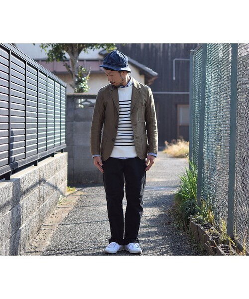 ARBRE(アルブル)の「arbre WORK JACKET KHAKI アルブル モールスキン ワークジャケット カーキ(ブルゾン・メンズ・その他)」の2枚目の写真