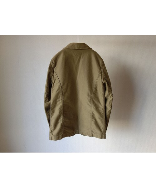 ARBRE(アルブル)の「arbre WORK JACKET KHAKI アルブル モールスキン ワークジャケット カーキ(ブルゾン・メンズ・その他)」の7枚目の写真