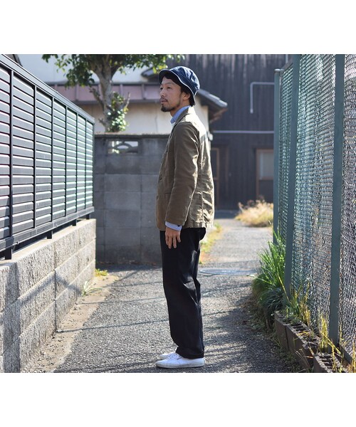 ARBRE(アルブル)の「arbre WORK JACKET KHAKI アルブル モールスキン ワークジャケット カーキ(ブルゾン・メンズ・その他)」の3枚目の写真
