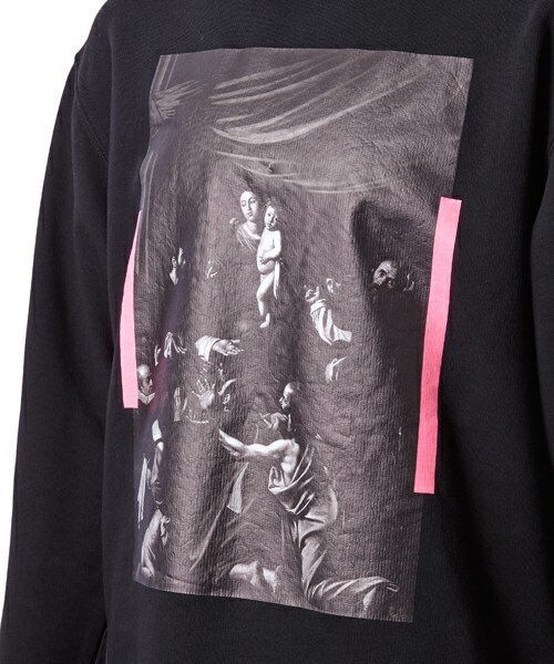 off white（オフホワイト）の「OFF WHITE 『DIAG CARAVAGGIO』プルオーバーパーカー（パーカー・メンズ・ブラック・SMALL/MEDIUM）」の6枚目の写真