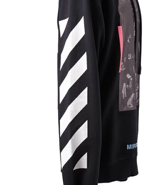 off white（オフホワイト）の「OFF WHITE 『DIAG CARAVAGGIO』プルオーバーパーカー（パーカー・メンズ・ブラック・SMALL/MEDIUM）」の9枚目の写真