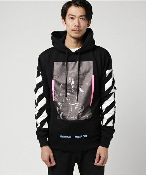 Off white Diag パーカー！オフホワイト