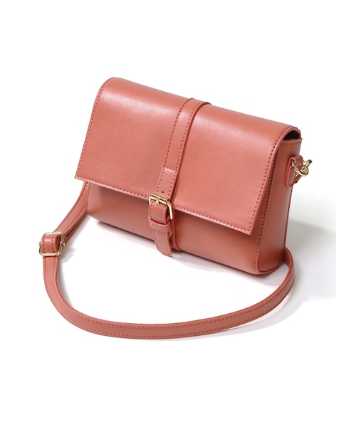 GRL（グレイル）の「2wayスクエアショルダーバッグ（ショルダーバッグ・レディース・グレージュ/ピンク・Ｆ/F）」の2枚目の写真