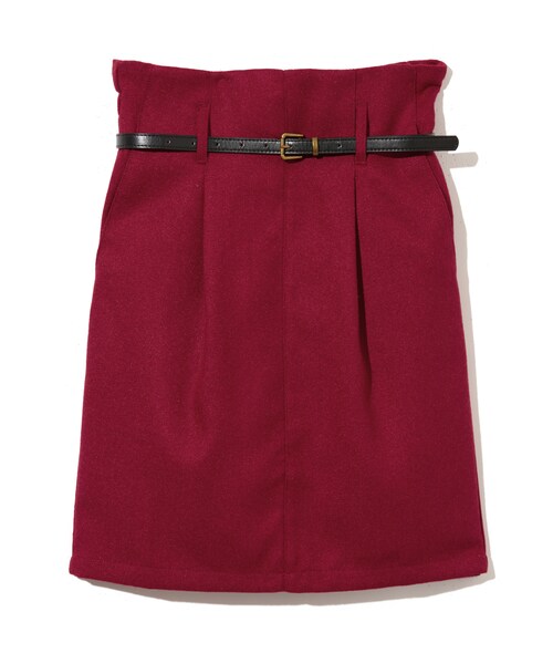 GRL（グレイル）の「ベルト付きタイトスカート（スカート・レディース・ブラック/グレー/ボルドー/チャコール・Ｍ/M）」の4枚目の写真