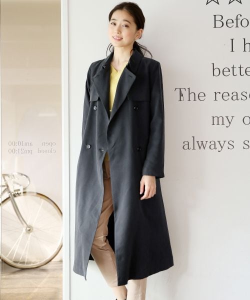 LEPSIM（レプシィム）の「テンセルロングトレンチコート（）」 - WEAR 