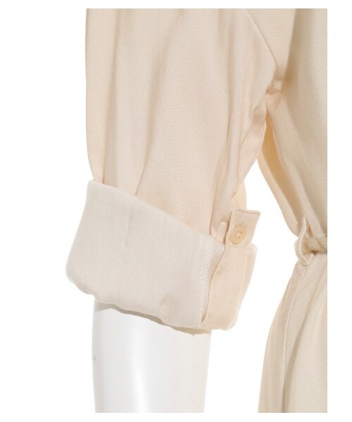 SNIDEL（スナイデル）の「プリントシャツロングワンピース（マキシ・ロングワンピース・レディース・WHT/IVR/PNK・F）」の14枚目の写真