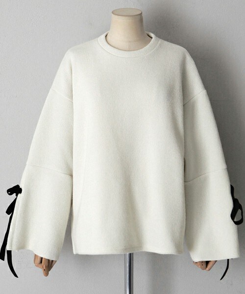 DHOLIC（ディーホリック）の「スリーブストラップリブTシャツ（Tシャツ/カットソー・レディース・FREE）」の2枚目の写真