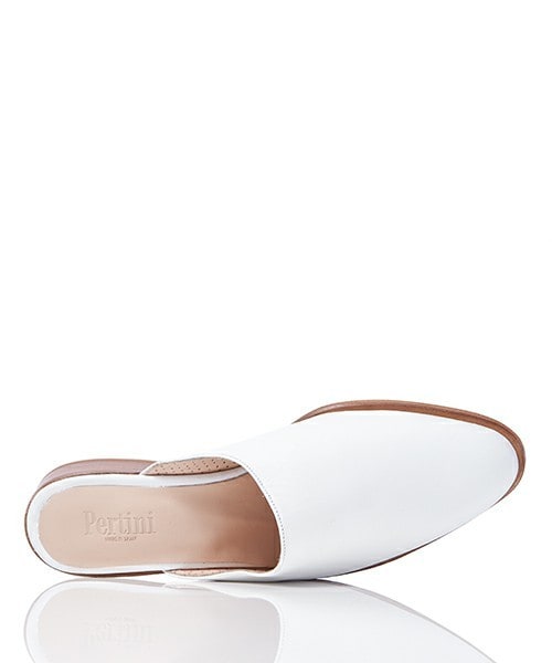 Pertini（ペルティニ）の「Pertini スリッポンシューズ（サンダル・レディース・ホワイト/ブラック・36/37/38/39）」の4枚目の写真