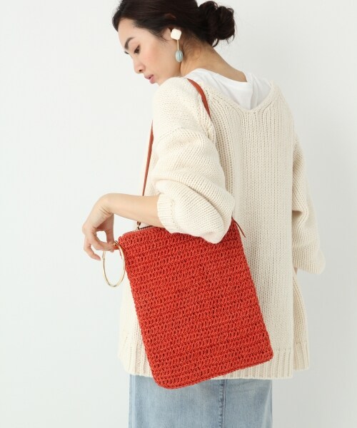 A part by（アパートバイ）の「ザツザイ3WAYBAG（バッグ・ナチュラル/ブラック/【WEB限定カラー】オレンジ/ブラウン/イエロー）」の18枚目の写真