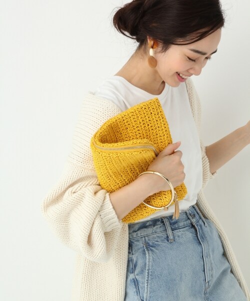 A part by（アパートバイ）の「ザツザイ3WAYBAG（バッグ・ナチュラル/ブラック/【WEB限定カラー】オレンジ/ブラウン/イエロー）」の4枚目の写真