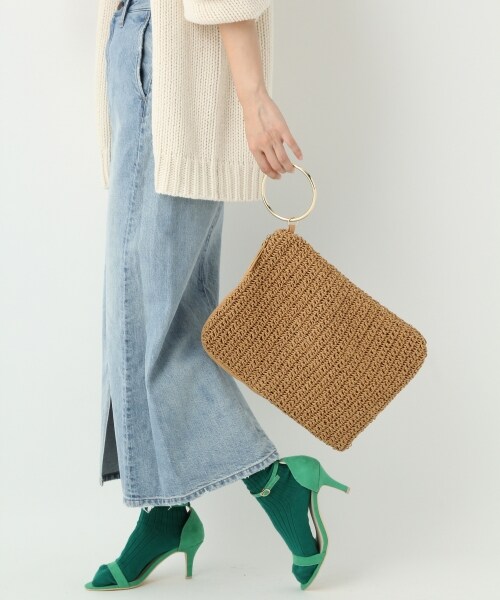 A part by（アパートバイ）の「ザツザイ3WAYBAG（バッグ・ナチュラル/ブラック/【WEB限定カラー】オレンジ/ブラウン/イエロー）」の8枚目の写真