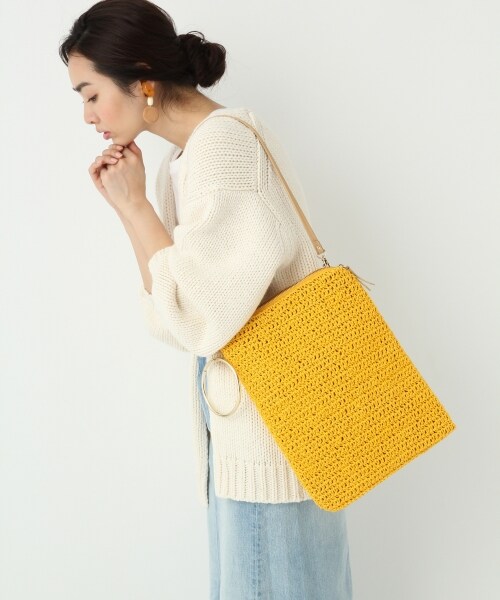 A part by（アパートバイ）の「ザツザイ3WAYBAG（バッグ・ナチュラル/ブラック/【WEB限定カラー】オレンジ/ブラウン/イエロー）」の15枚目の写真