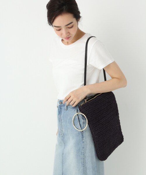 A part by（アパートバイ）の「ザツザイ3WAYBAG（バッグ・ナチュラル/ブラック/【WEB限定カラー】オレンジ/ブラウン/イエロー）」の12枚目の写真