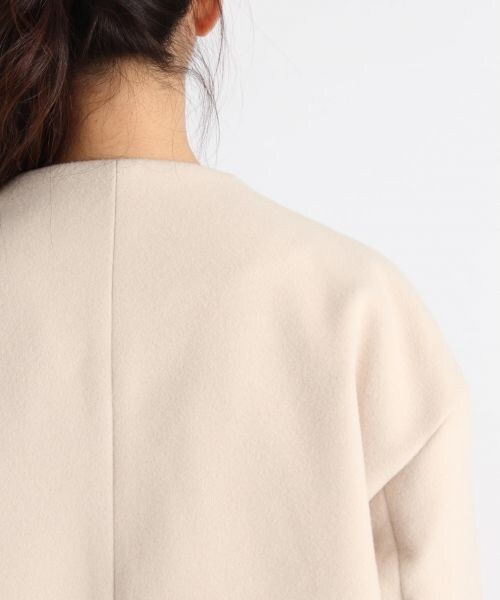 studio CLIP（スタディオクリップ）の「Vネックカラーレスコート（ジャケット/アウター・グレー/ブラウン/アイボリー）」の14枚目の写真