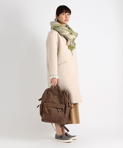 studio CLIP（スタディオクリップ）の「Vネックカラーレスコート（ジャケット/アウター・グレー/ブラウン/アイボリー）」の6枚目の写真