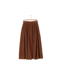ehka sopo | 8wコーデュロイタックロングスカート(スカート)