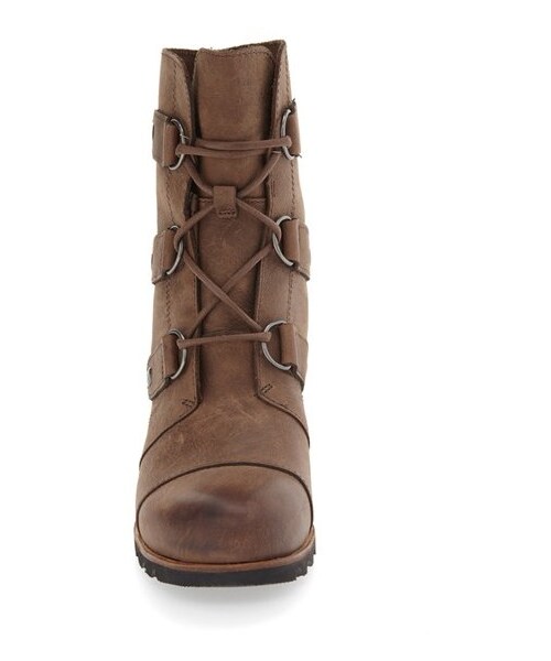 SOREL（ソレル）の「Women's Sorel 'Joan Of Arctic' Waterproof Wedge Boot（ブーツ・レディース・Black/Brown・8 M/9.5 M/10 M/11 M/8.5 M）」の4枚目の写真