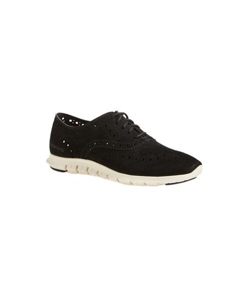 cole haan perforated sneaker womens
