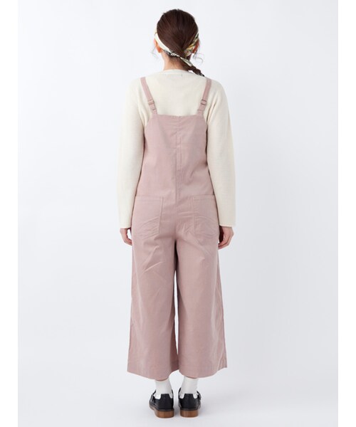 w closet(ダブルクローゼット)の「コーデュロイワイドオールインワン(オールインワン・サロペット・レディース・アイボリー/ピンク/グレージュ・FREE)」の6枚目の写真