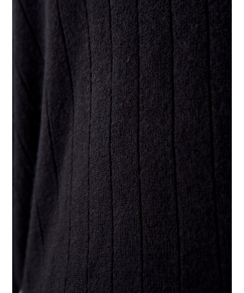 w closet(ダブルクローゼット)の「ワイドリブハイネックプルオーバー(トップス・レディース・ピンクベージュ/ラベンダー/サックス/ブラック・FREE)」の11枚目の写真