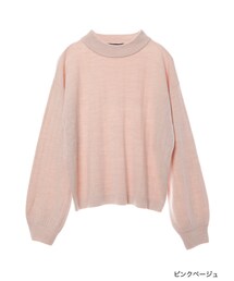 w closet | ワイドリブハイネックプルオーバー(トップス)