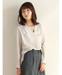 Honeys | スキッパーブラウス(トップス)