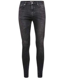 TOPMAN | Washed Black Super Spray On Skinny Jeans(デニムパンツ)