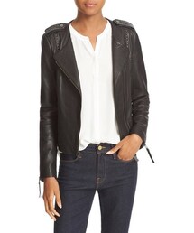 Joie | Women's Joie Margolin Studded Leather Jacket(ライダースジャケット)