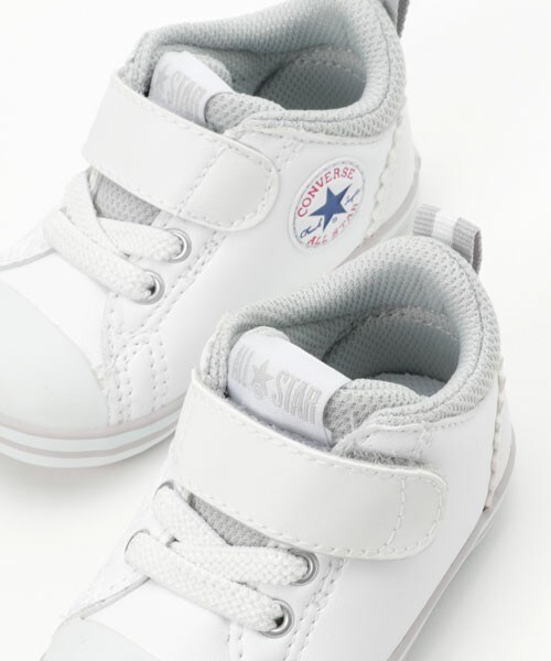 CONVERSE(コンバース)の「ベビー コンバース ミニオールスター CONVERSE MINI ALL STAR N V-1 32712180(スニーカー・キッズ・ホワイト・12cm/13cm/14cm/15cm)」の6枚目の写真